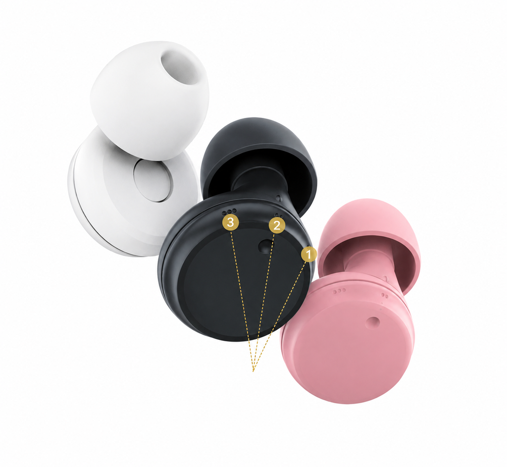 ZENNT Focus tapones earplug regulable en 3 niveles - Todo uso